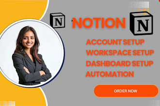 custom notion template notion dashboard notion workspace as notion expert