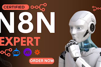 build n8n automation ai agent workflow api integration with zapier n8n expert