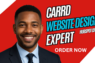 design carrd landing page website and  redesign carrd website hubspot