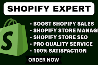 design and develop a branded shopify store or dropshipping shopify website