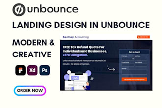 build unbounce landing page unbounce design unbounce crm unbounce pages