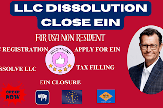 dissolve US llc close ein boi report  cancel corporation register llc amend llc