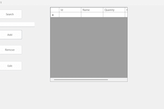 make you a terminal or windows forms application for inventory management, etc