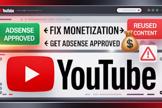 fix youtube monetization issues and get your adsense approved
