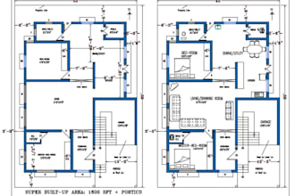 design professional 2d 3d autocad floor plans for homes, offices and buildings
