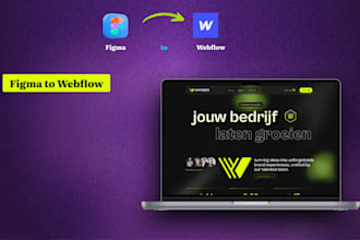 develop webflow website, expert figma xd to webflow