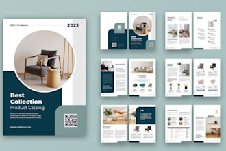 design editorial promotional sales business sell sheet, magazine product catalog