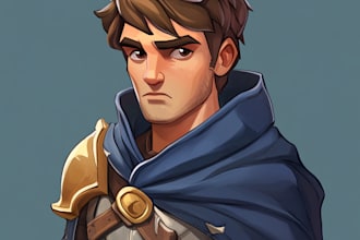 draw simple 2d game characters