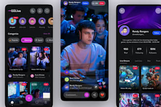 develop live streaming app video streaming app live streaming website music app