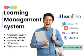 setup learndash lms, buddyboss, tutor lms, lifter lms, learnpress, wordpress lms
