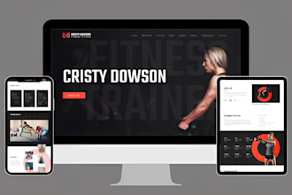 build membership fitness trainer website, booking health coach, workout trainer