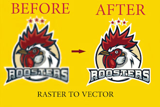 do manual tracing or recreate any logo within 4 hrs