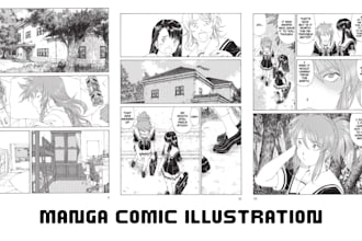 draw ecchi lewd anime manga comic book page illustration webtoon manga artist