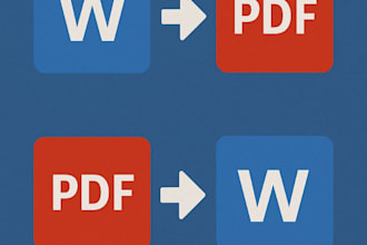 do word to pdf conversion and pdf to word conversion