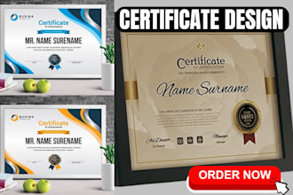 design fun editable kids achievement certificates for etsy sellers, home school