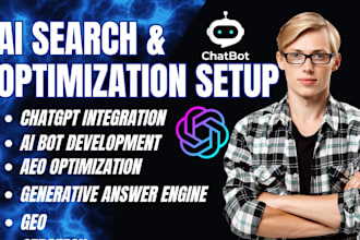 build ai powered search chatbots  SEO GEO aeo ai optimization for your website
