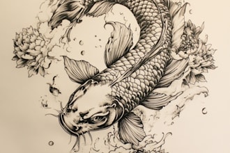 do your japanese custom tattoo design