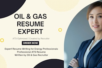 create a professional oil and gas resume to boost your career