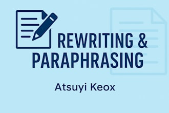 rewrite or paraphrase content to make it better