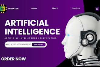 create ai automation agency website, ai business website, ai agency website