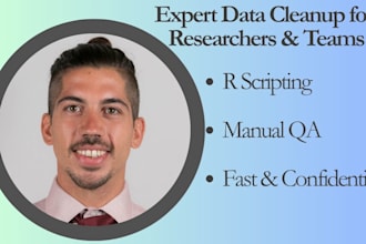 debug, format, and clean data for professional analysis