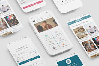 design stunning mobile app screens with perfect UX