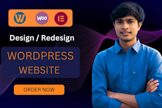 design or redesign a responsive wordpress website