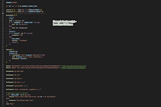 be your senior bash developer