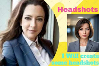 create hyper realistic ai linkedin headshots