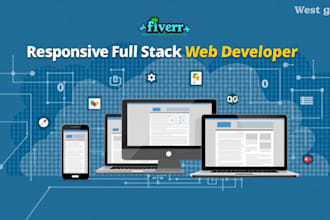 develop responsive full stack web applications using react and node
