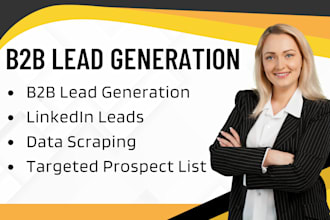do b2b lead generation, linkedin leads, targeted prospect list in 24 hours