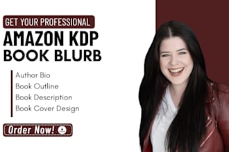 write a compelling fiction or non fiction book blurb for amazon kdp book cover
