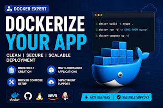 dockerize and deploy your web application using docker