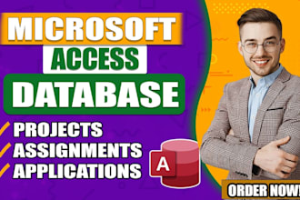 develop microsoft access database project and assignments