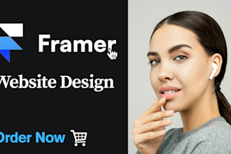 create modern framer website design, framer landing page, framer developer