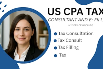be US CPA, tax advisor, attorney, business lawyer, tax consultant and accountan