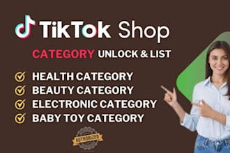 approve tiktok shop category and unlock restricted categories tiktok shop