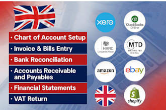 do professional UK bookkeeping for small businesses, vat return