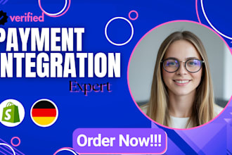 integrate verified payment, stripe paypal square apple payment, german payment