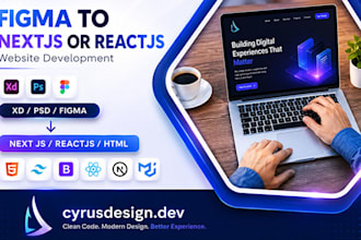 figma to nextjs or react frontend with clean typescript code