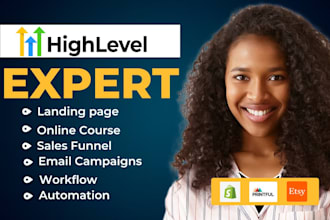 be your gohighlevel expert for gohighlevel automation funnel ghl email marketin