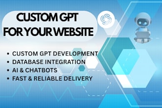 build custom gpt, chatbot open ai app for your business with prompts and actions