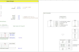 design slabs, beams, columns, foundations, retaining walls and water tanks
