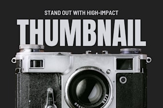 design high CTR youtube thumbnails that drive views and clicks