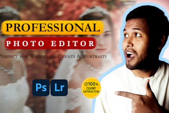 do photo editing in lightroom and photoshop work for wedding