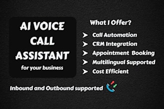 build a professional ai voice call agent for inbound and outbound automation