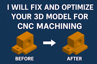 fix and optimize your 3d model for cnc machining