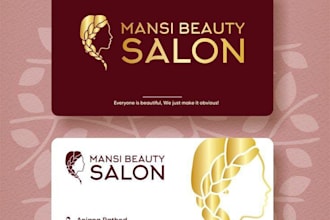 design a professional and modern business card