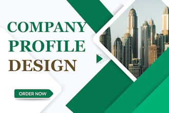 design company profile, brochure, proposal or annual report