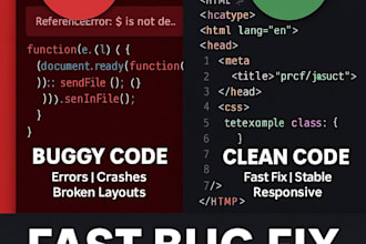 fix bugs in your website